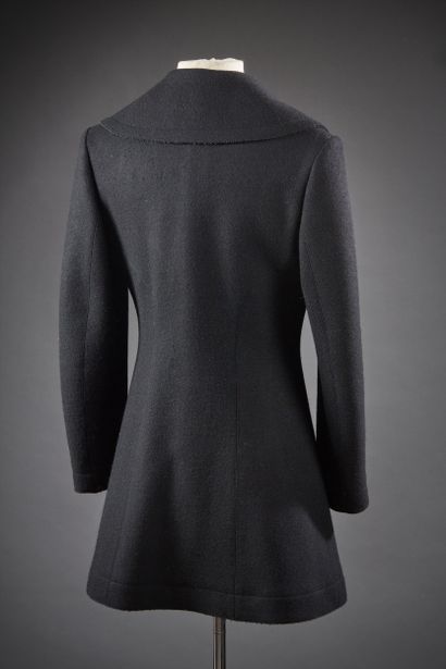 ALAÏA

7/8ème en laine et cachemire noir,...