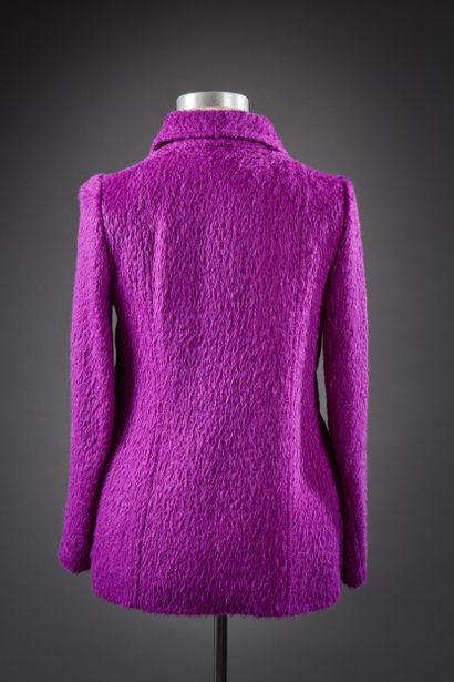 BALENCIAGA

Veste 3/4 en lainage mohair violet,...