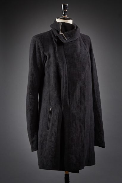Rick OWENS

7/8ème zippé en crêpon noir,...
