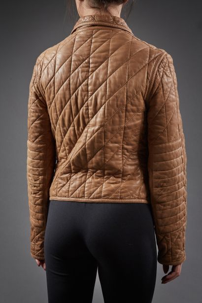 GUCCI

Blouson zippé asymétrique en cuir...