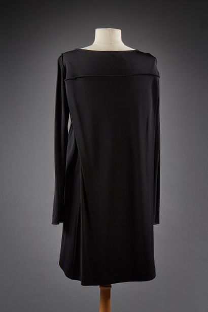 VIONNET

Robe en maille stretch noire, devant...