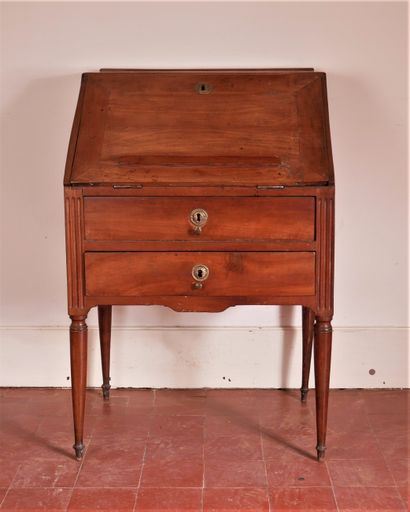 Commode-scriban-pare-feu en bois naturel...