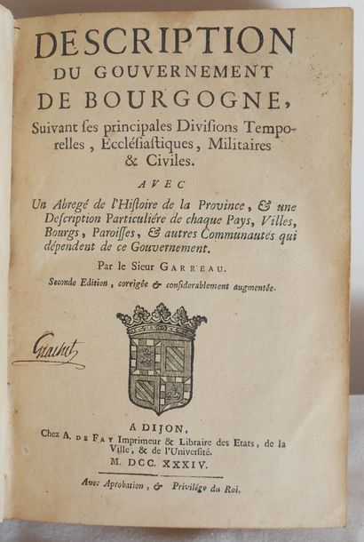 Lot de livres reliés du XIIIème et XIXème...