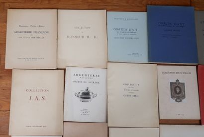 Lot de catalogues de ventes des années 1930...