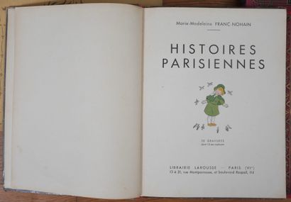 Lot de livres en percaline et divers
