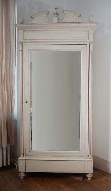 Armoire à glace à colonne détachée à une...