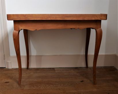 Table bureau en bois naturel ourant à deux...