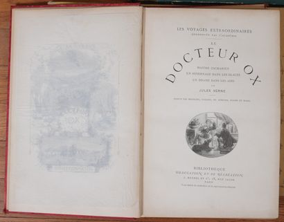 Lot de livres en percaline et divers