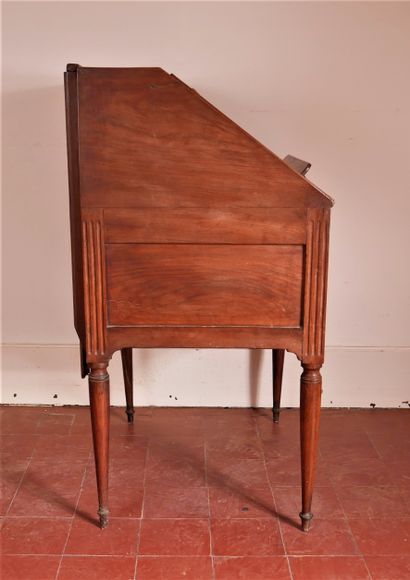 Commode-scriban-pare-feu en bois naturel...