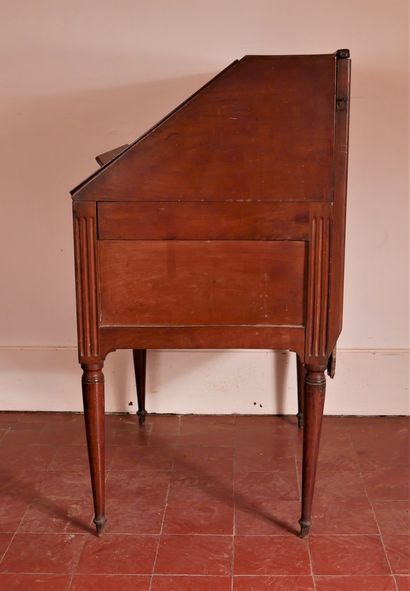 Commode-scriban-pare-feu en bois naturel...
