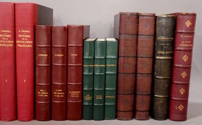 Lot of 19th and 20th century books, bound...
