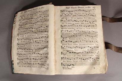 Antiphonary with leather binding