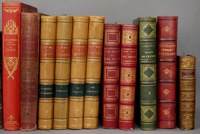 Lot of 19th and 20th century books, bound...