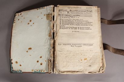 Antiphonary with leather binding