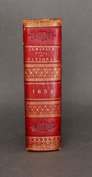 Lot: 

- Almanach royal 1787,

Paris, Veuve...