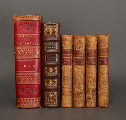 Lot: 

- Almanach royal 1787,

Paris, Veuve...