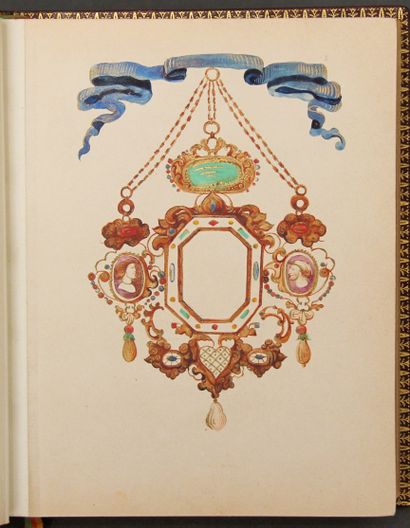 Missal, with full binding with a figure under...
