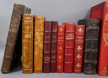 Lot of 19th and 20th century books, bound...