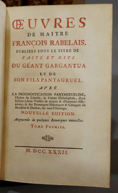 
RABELAIS. 




Works published under the...