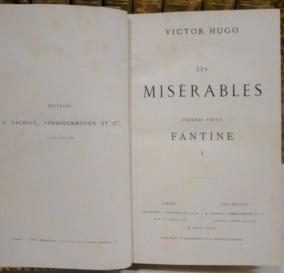 VICTOR HUGO. 

Les Misérables.

Pagnerre...