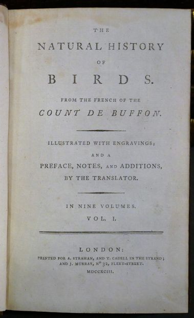 BUFFON

- Natural History translated into...