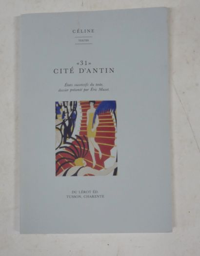 LAURENT SIMON. Paris-Céline. Du lérot, 2007....