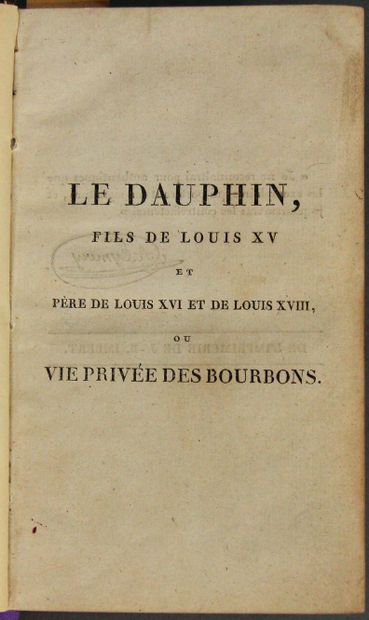 du ROZOIR Charles

The Dauphin son of Louis...
