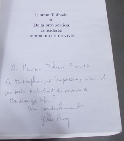 Gilles PICQ. 

Laurent Tailhade or provocation...