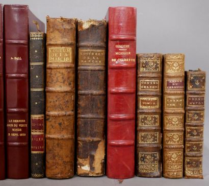 Lot of 19th and 20th century books, bound...
