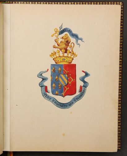 Missal, with full binding with a figure under...