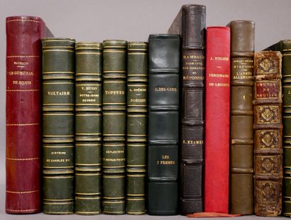 Lot of 19th and 20th century books, bound...