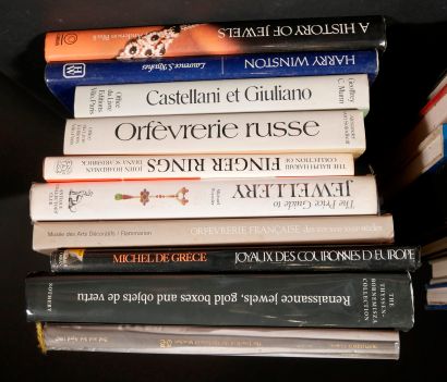 *Lot of books and auction catalogs on the...