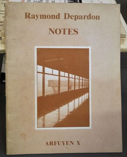 RAYMOND DEPARDON.

Notes, Arfuyen X, 1979,...