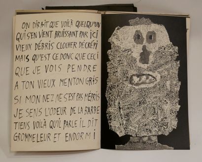 Jean DUBUFFET.

La Fleur de barbe. 

Paris,...