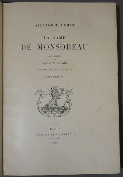 ALEXANDRE DUMAS. 

The lady of Montsoreau.

Drawings...