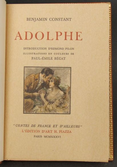 Benjamin CONSTANT - Paul Emile BECAT ill.

Adolphe

Paris,...