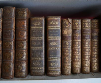Lot of mismatched books, XVIIIth c. (acc...