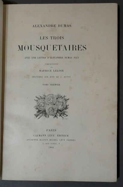 ALEXANDRE DUMAS. 

The three musketeers.

Compositions...