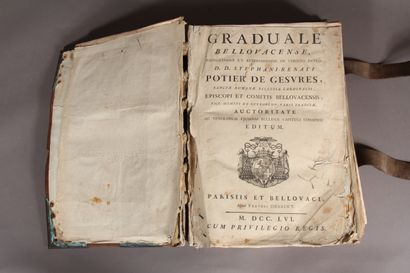 Antiphonary with leather binding