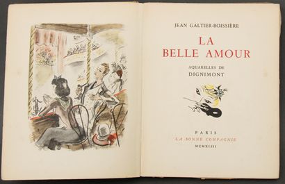 JEAN GALTIER-BOISSIERE. La Belle amour.

Reproduction...