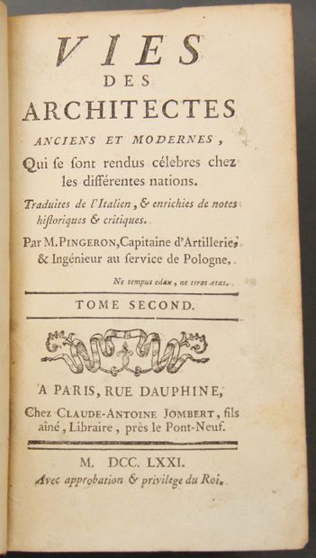 Lot :

- PINGERON

Life of ancient and modern...