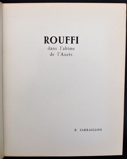 ROUFFI - Benjamin SARRAILLON ill.

In the...