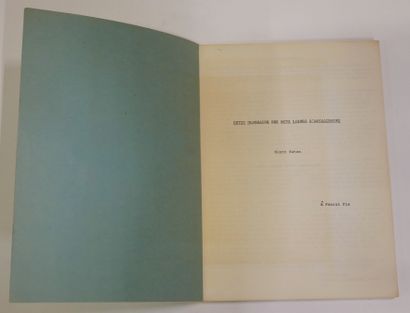 A. SCOTT BATES.

Small glossary of Apollinaire's...