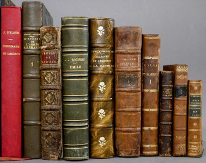 Lot of 19th and 20th century books, bound...