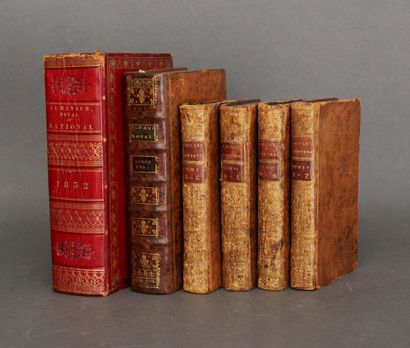 Lot: 

- Almanach royal 1787,

Paris, Veuve...