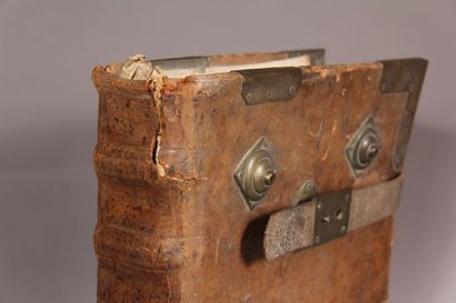 Antiphonary with leather binding
