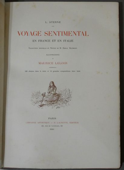 LAURENCE STERNE. 

Sentimental journey in...