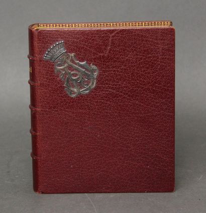 Missal, with full binding with a figure under...