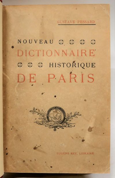 GUSTAVE PESSARD. New historical dictionary...