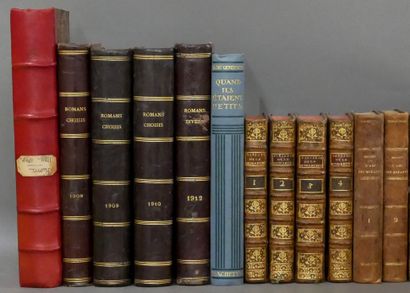 Lot of 19th and 20th century books, bound...